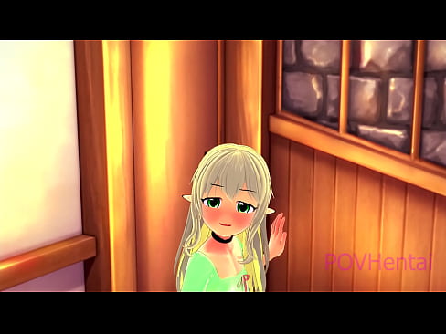 ❤️ (Trap) Bidh maighdeann Elvish gad chuideachadh gus d’ aghaidh a nighe. ☑ Bhidio fucking leinn