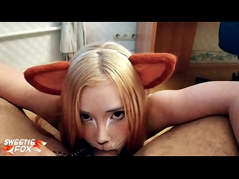❤️ Kitsune swallow dick agus cum na beul ☑  Bhidio fucking  leinn
